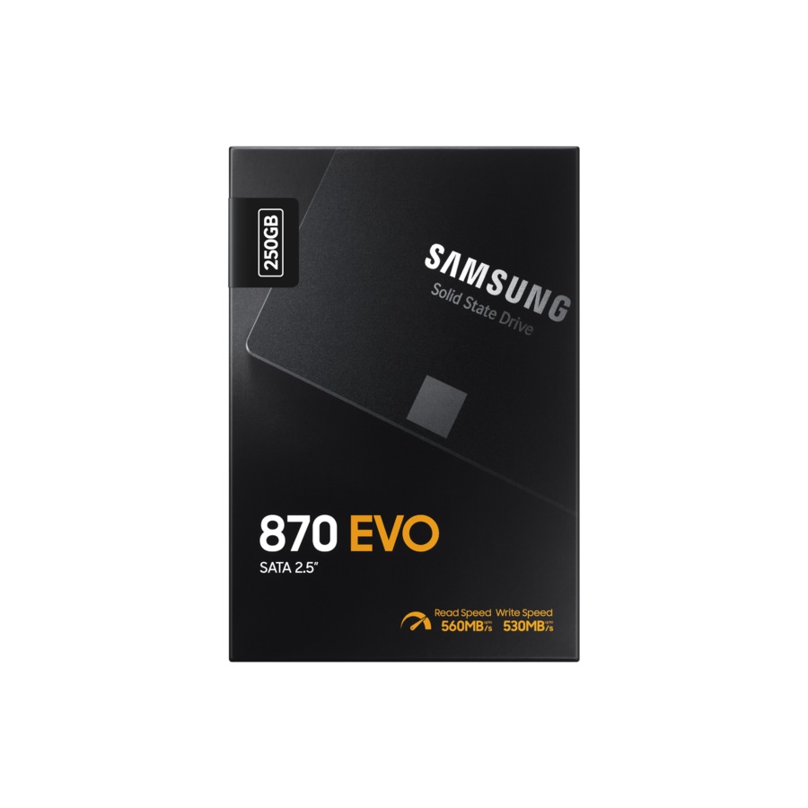 Samsung 870 EVO SATA III 2.5 inch SSD 250GB (Black 250 GB)