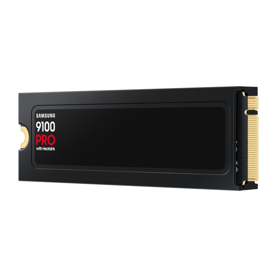 Samsung 9100 PRO with Heatsink PCIe 5.0 NVMe M.2 SSD (Black 2 TB)