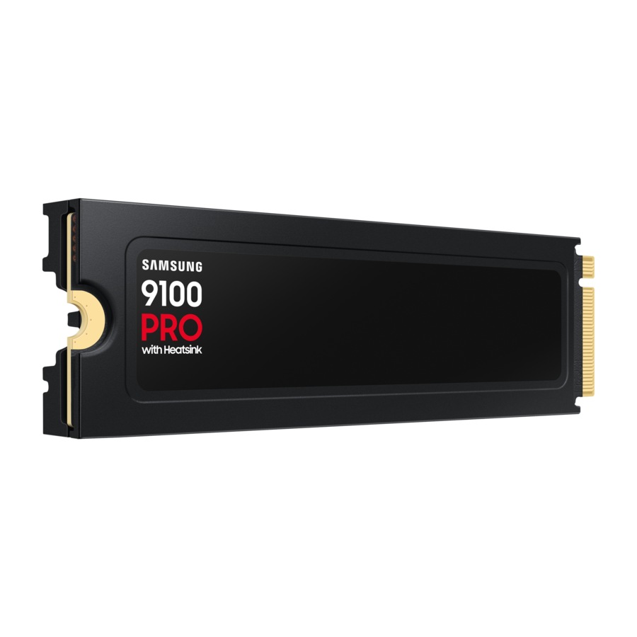 Samsung 9100 PRO with Heatsink PCIe 5.0 NVMe M.2 SSD (Black 2 TB)