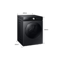 Samsung 9kg Bespoke Smart Heat Pump Dryer with AI Dry (9kg, Black)