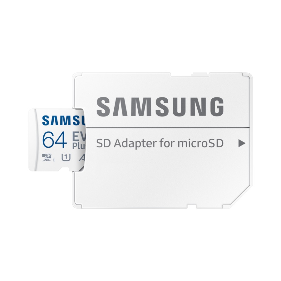 Samsung EVO Plus microSD Card (2024) (White 64 GB)