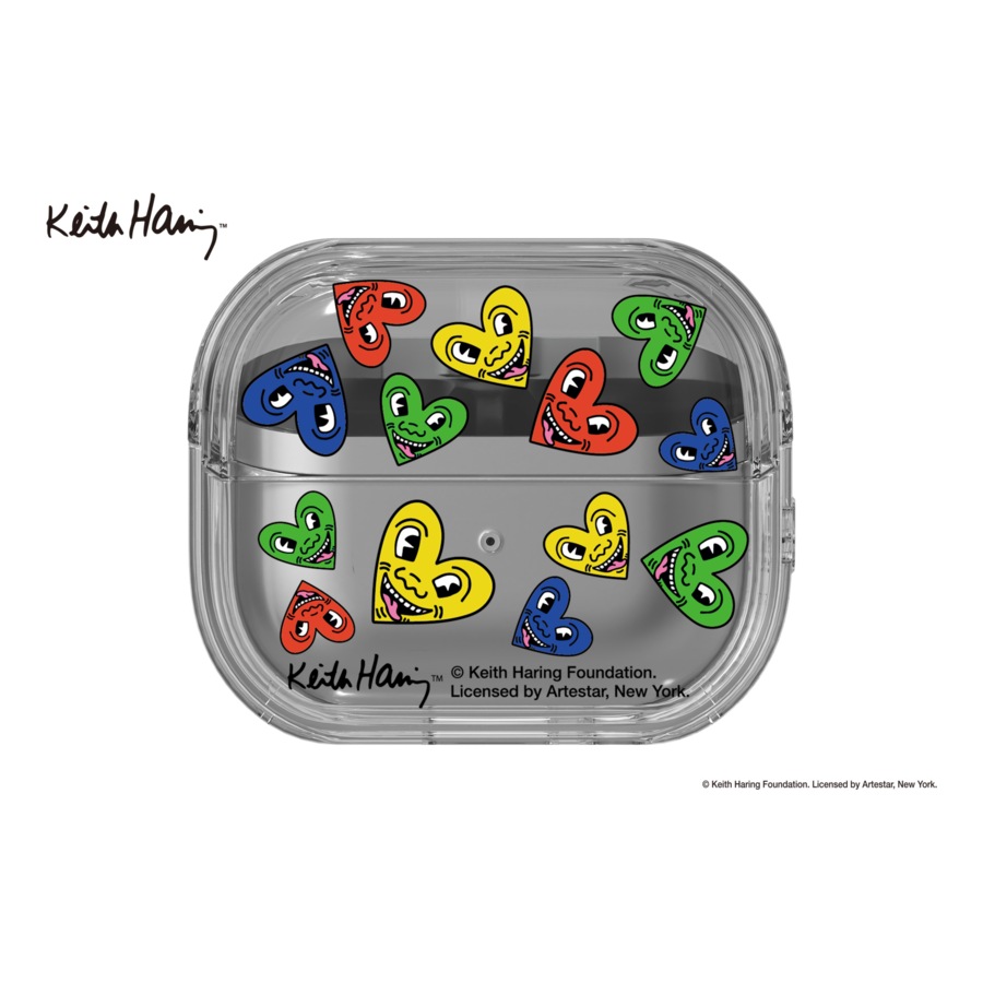 Samsung Keith Haring Heart Clear Cover for Galaxy Buds3 Pro (Transparent)