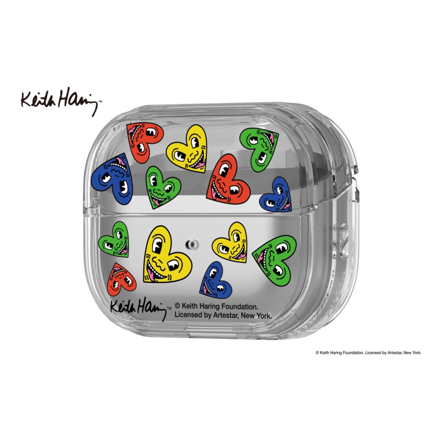 Samsung Keith Haring Heart Clear Cover for Galaxy Buds3 Pro (Transparent)