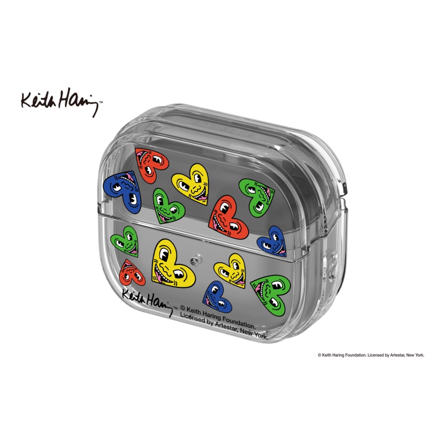 Samsung Keith Haring Heart Clear Cover for Galaxy Buds3 Pro (Transparent)