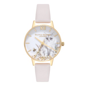 Olivia Burton Vegan Friendly Vegan Nude Leather Strap Watch