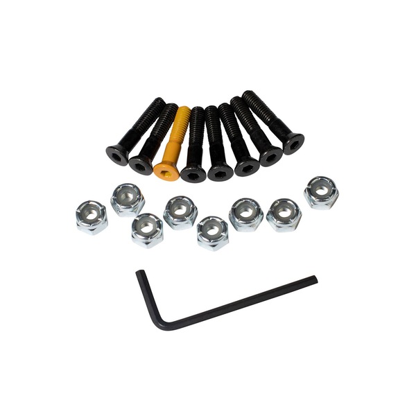 Buy Killer Speed Co Mens Allen Key Mounting Hardware Black/Yellow Bolt ...