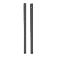 Set of 2 Kfd Rail Hardware Old School Cool Easy Installation Colour Black