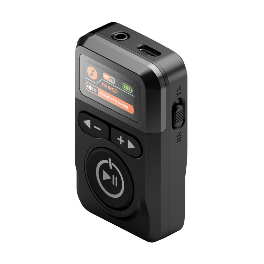 Cygnett Voyager Wireless Elite Audio Bluetooth Adapter for Airplane Headphone Jack