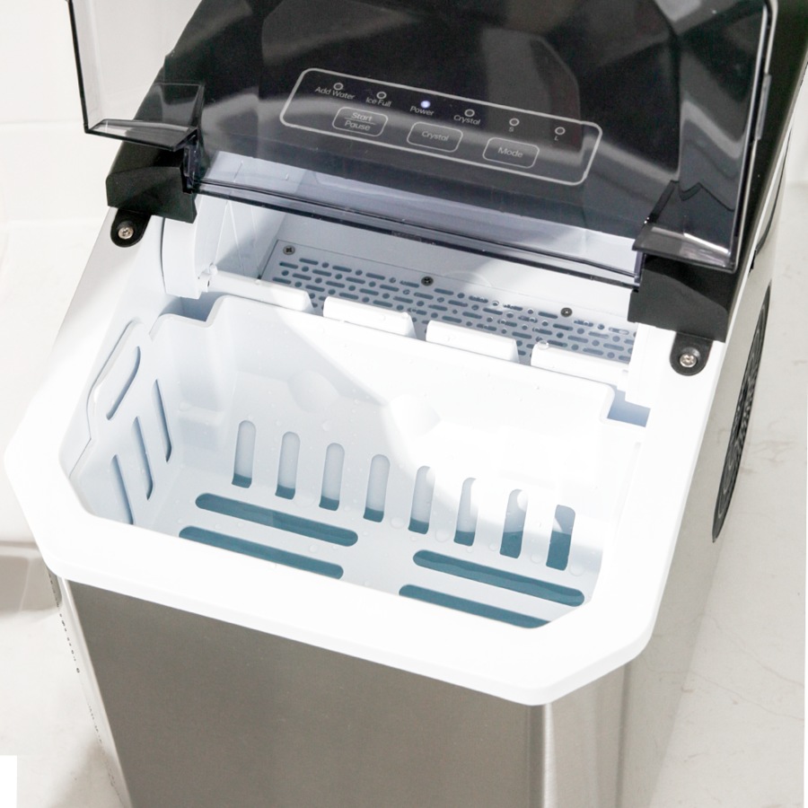 Buy 1.3L Panthera Bullet Shape Countertop Ice Machine Stainless Steel ...