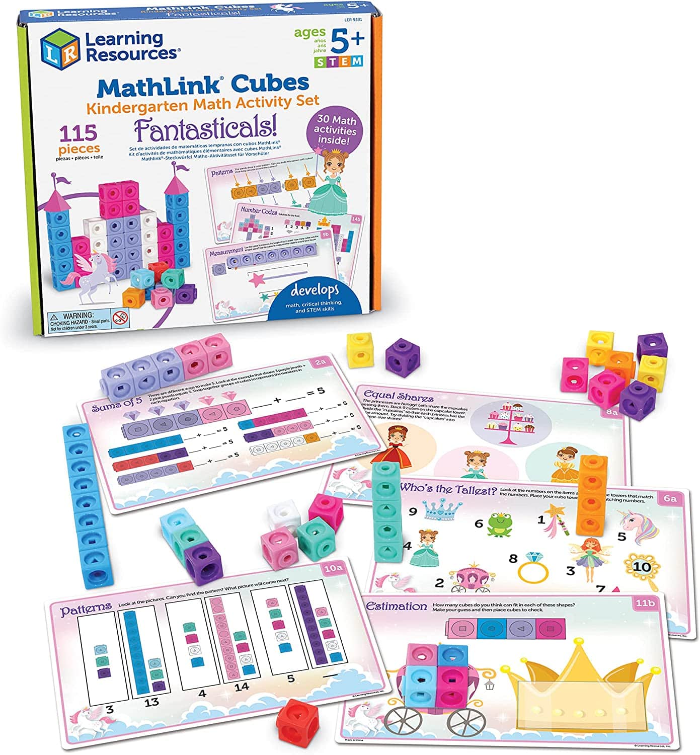 Buy Learning Resources - Mathlink Cubes Early Math Activity Set ...