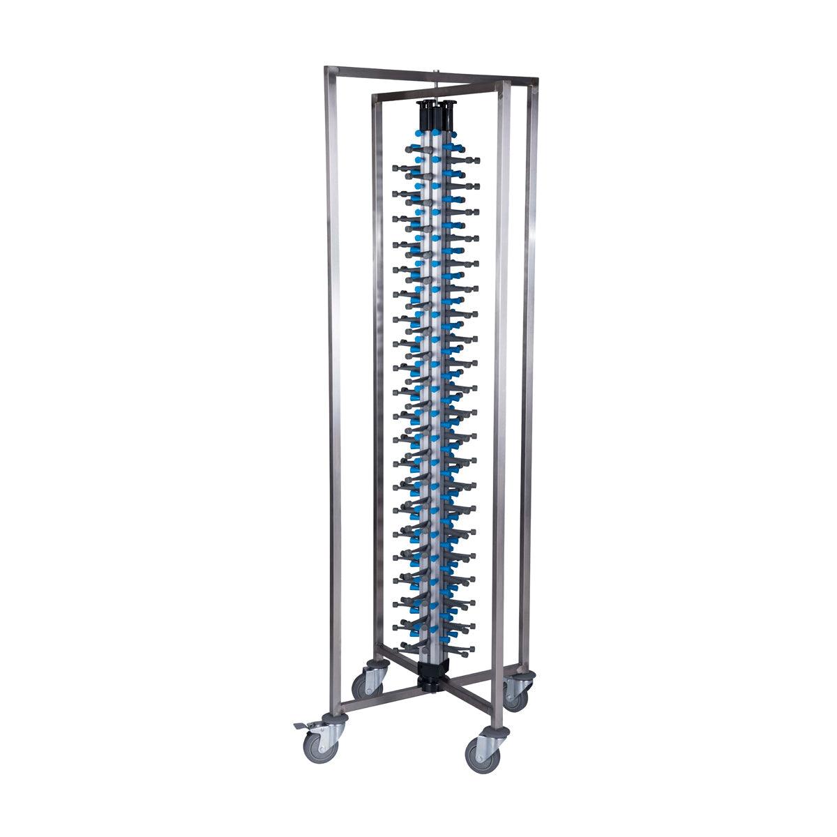 Buy Jiwins Mobile Plate Rack to Hold 84 Plates 730x730x1900mm - MyDeal ...