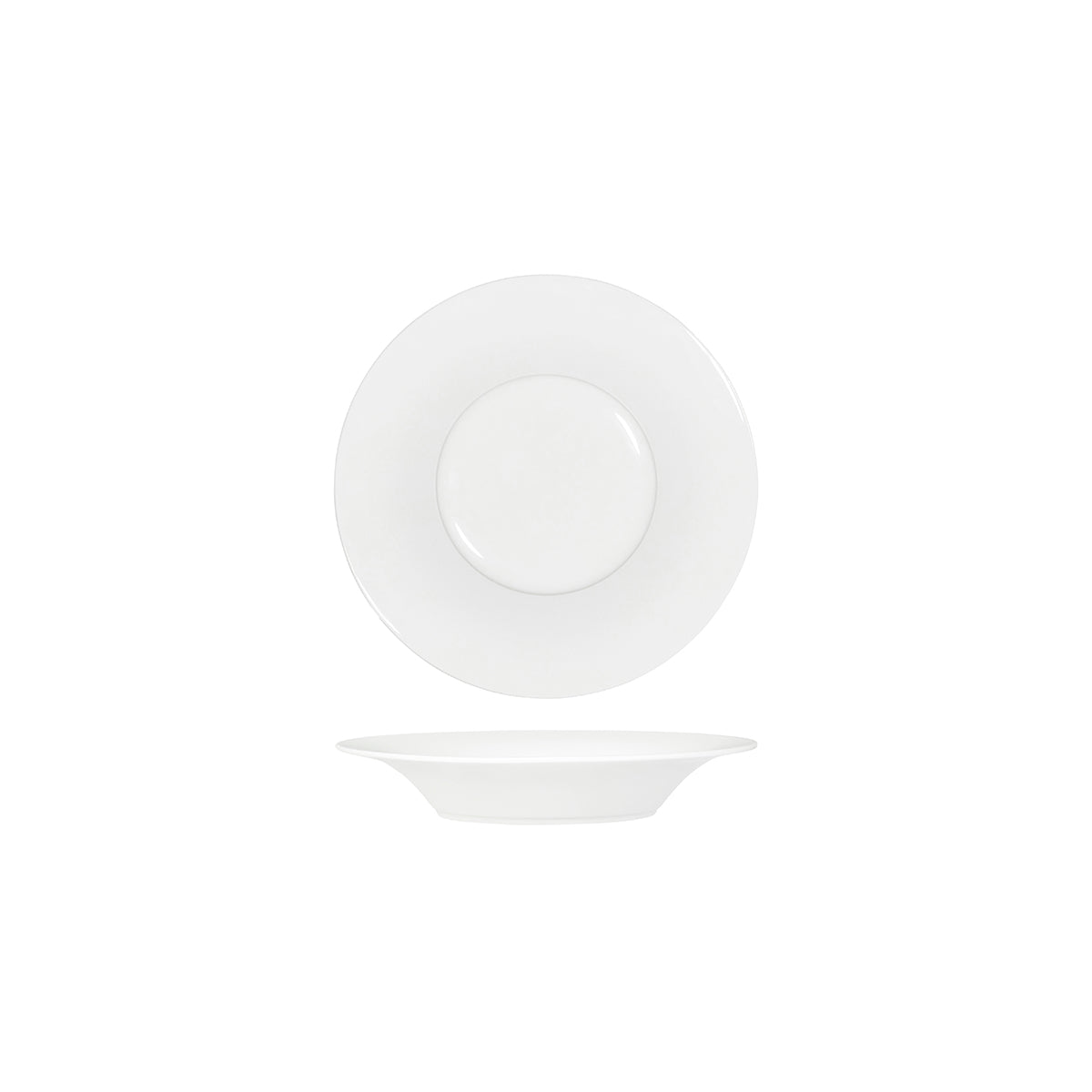 Buy Tablekraft Core White Pasta Plate Angled Flare Rim 210x37mm (Box of ...