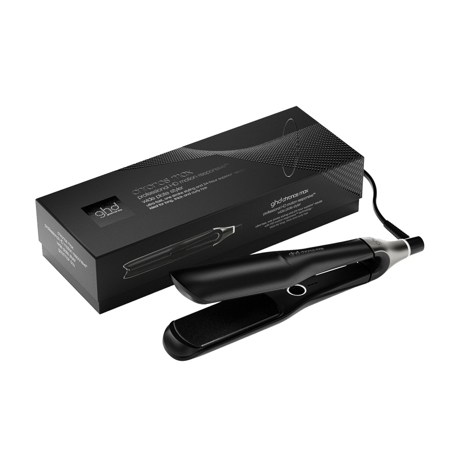ghd Chronos Max Wide Plate Hair Straightener In Black