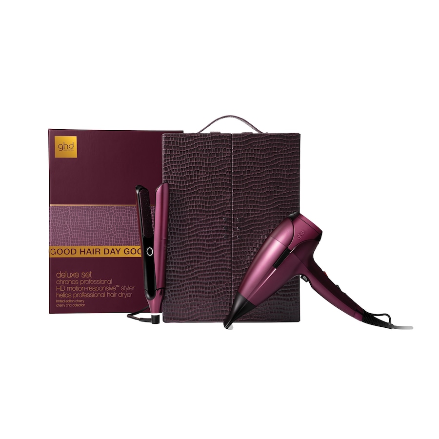 ghd Deluxe Gift Set In Cherry Chic