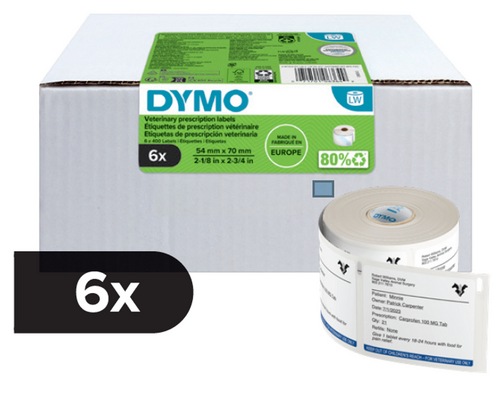 Buy Dymo LW Veterinary Labels Pk6 - MyDeal Australia