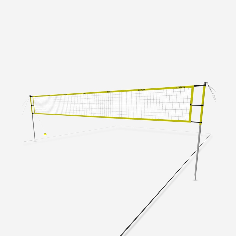 Kipsta Beach Volley Ball Set Official Dimensions Bv900 Yellow