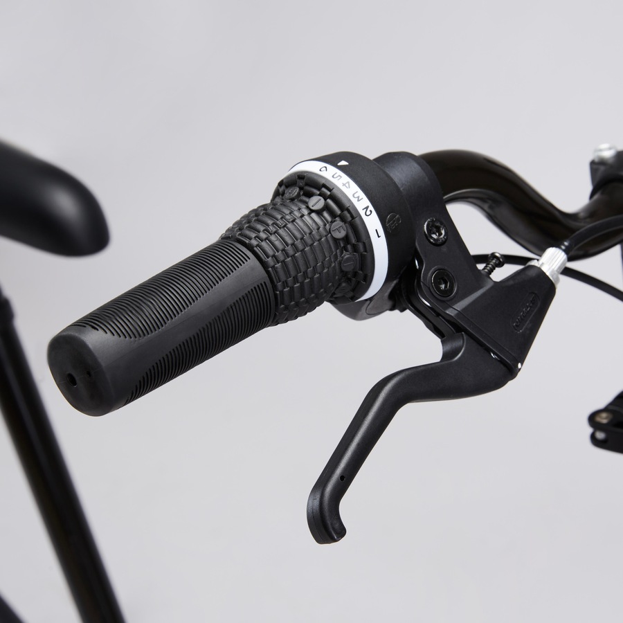 Btwin Folding Bike Tilt 120 Adj 20 Inch 6 Speed White