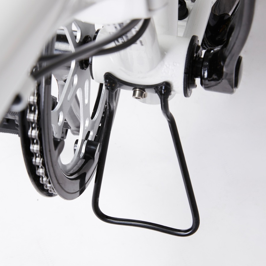 Btwin Folding Bike Tilt 120 Adj 20 Inch 6 Speed White