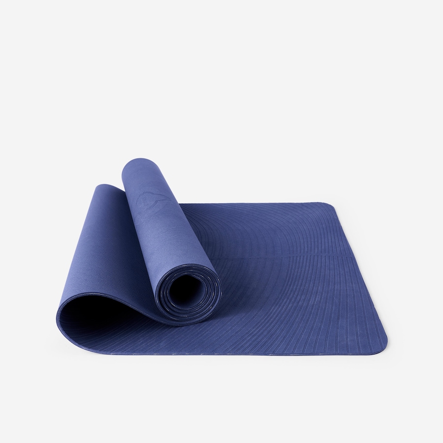 Decathlon 5 Mm Grippy And Comfortable Gentle Yoga Mat Dark Blue