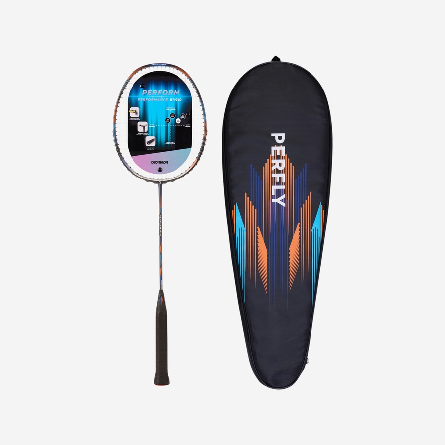 Kuikma Badminton Adult Racket Br Perform 960 Navy