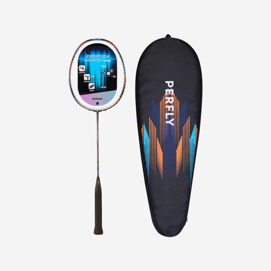 Kuikma Badminton Adult Racket Br Perform 960 Navy