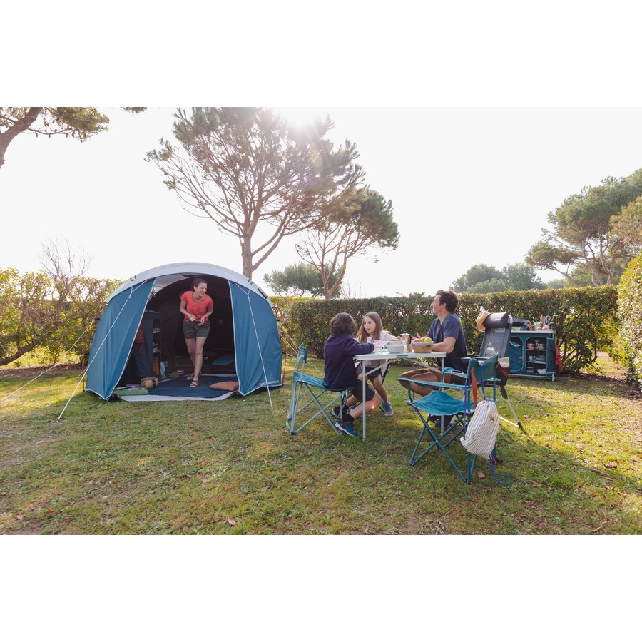 Quechua Camping Tent With Poles Arpenaz 4.1 F&B 4 Persons 1 Bedroom