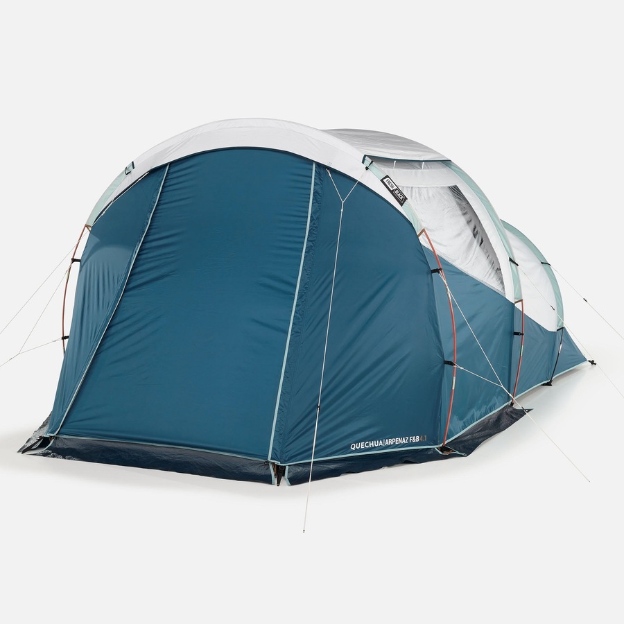 Quechua Camping Tent With Poles Arpenaz 4.1 F&B 4 Persons 1 Bedroom