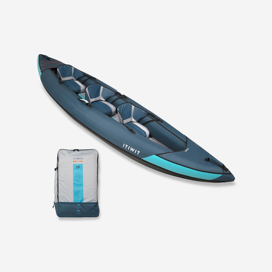 Decathlon Inflatable 2 3 Person Touring Kayak