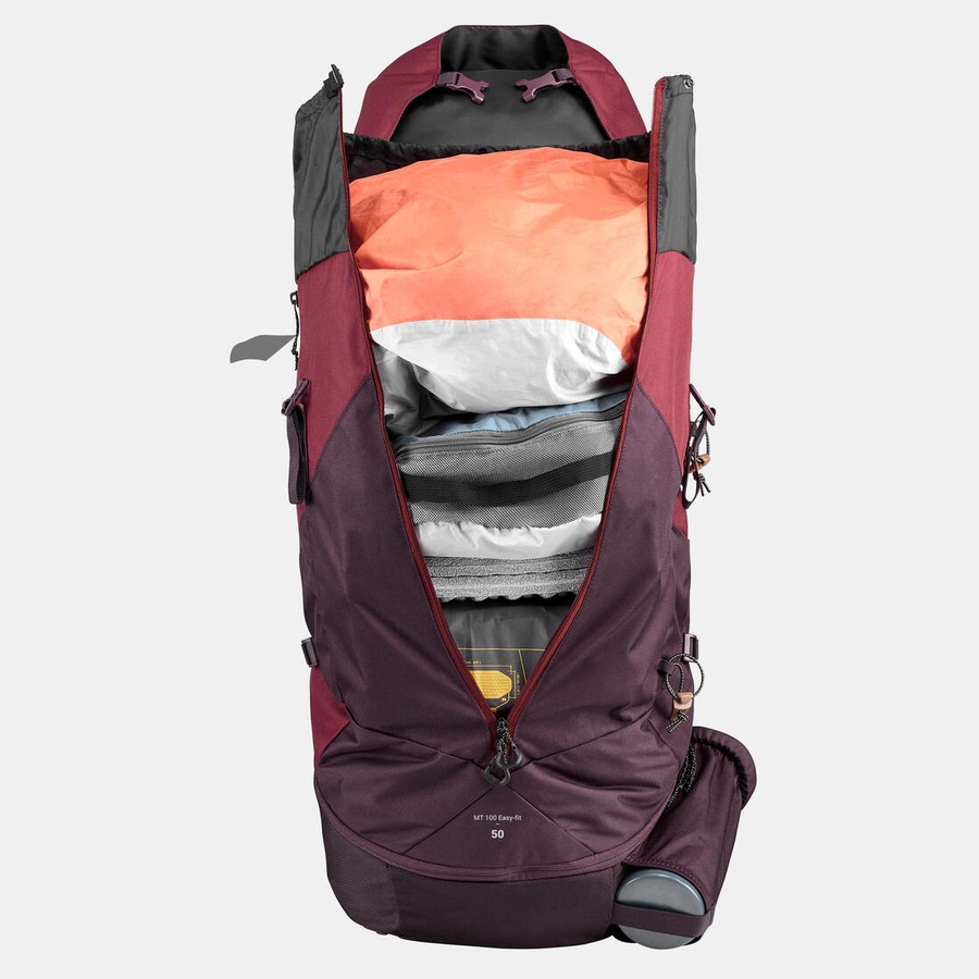 Simond Women'S Trekking 50 L Backpack Mt100 Easyfit