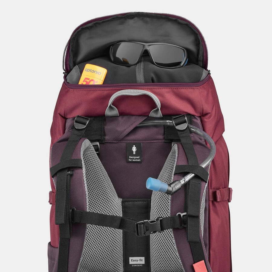 Simond Women'S Trekking 50 L Backpack Mt100 Easyfit