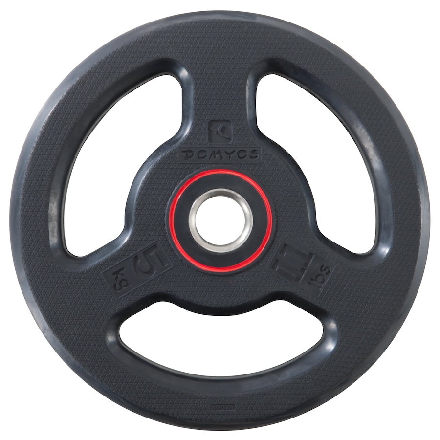 Corength Rubber Weight Disc With Handles 28Mm 5Kg