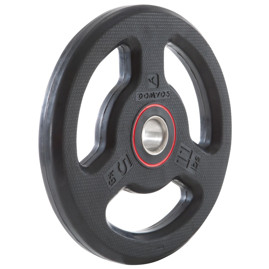 Corength Rubber Weight Disc With Handles 28Mm 5Kg
