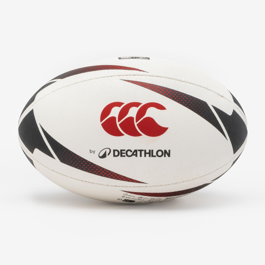 Offload Size 4 Rugby Training Ball Black & Red