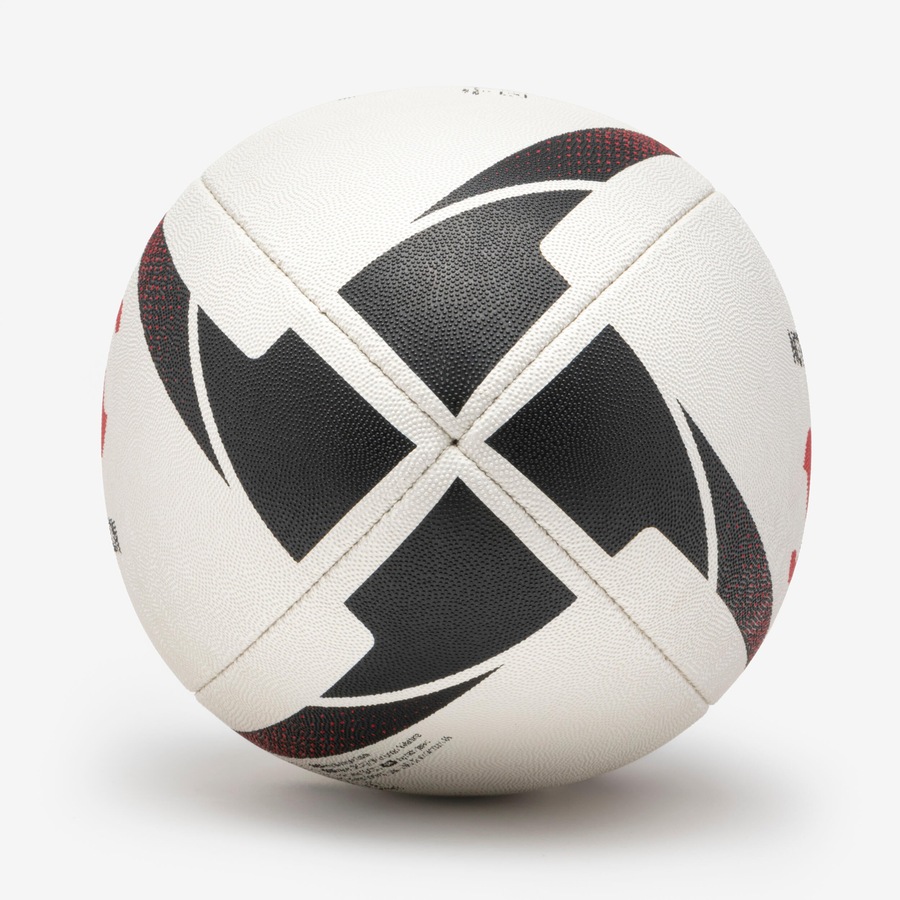 Offload Size 4 Rugby Training Ball Black & Red