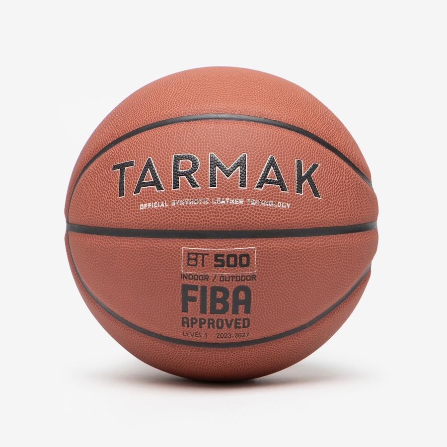 Decathlon Size 7 Basketball Fiba Control Match Bt500 Brown