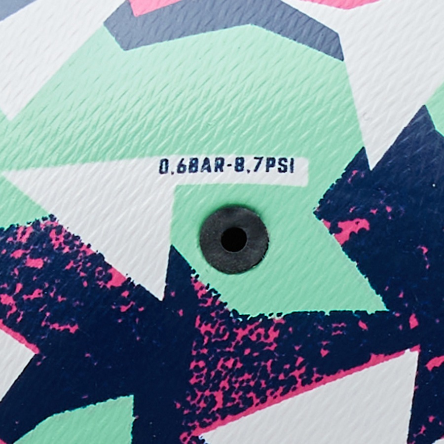 Kipsta Football Light Learning Ball Size 4 Blue/Green/Purple