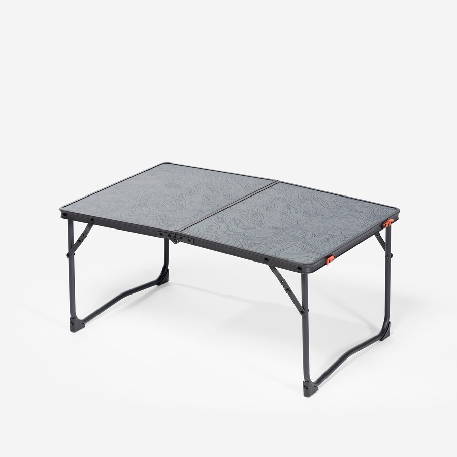 Quechua Camping Folding Coffee Table For 2 To 4 People Grey