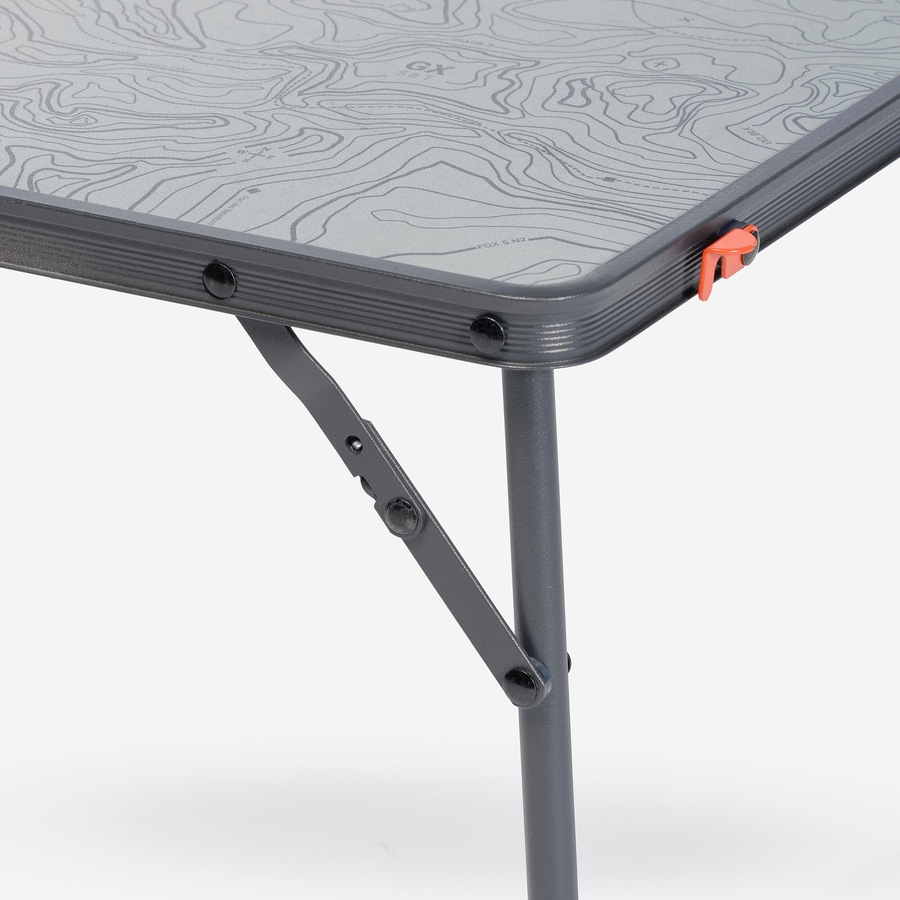 Quechua Camping Folding Coffee Table For 2 To 4 People Grey