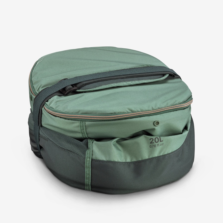 Quechua Flexible, Insulated, Compact Cooler Box 100 20 Litres For Camping