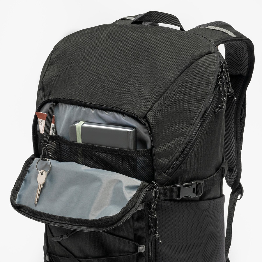 Quechua Hiking Backpack Arpenaz 500 30L Black