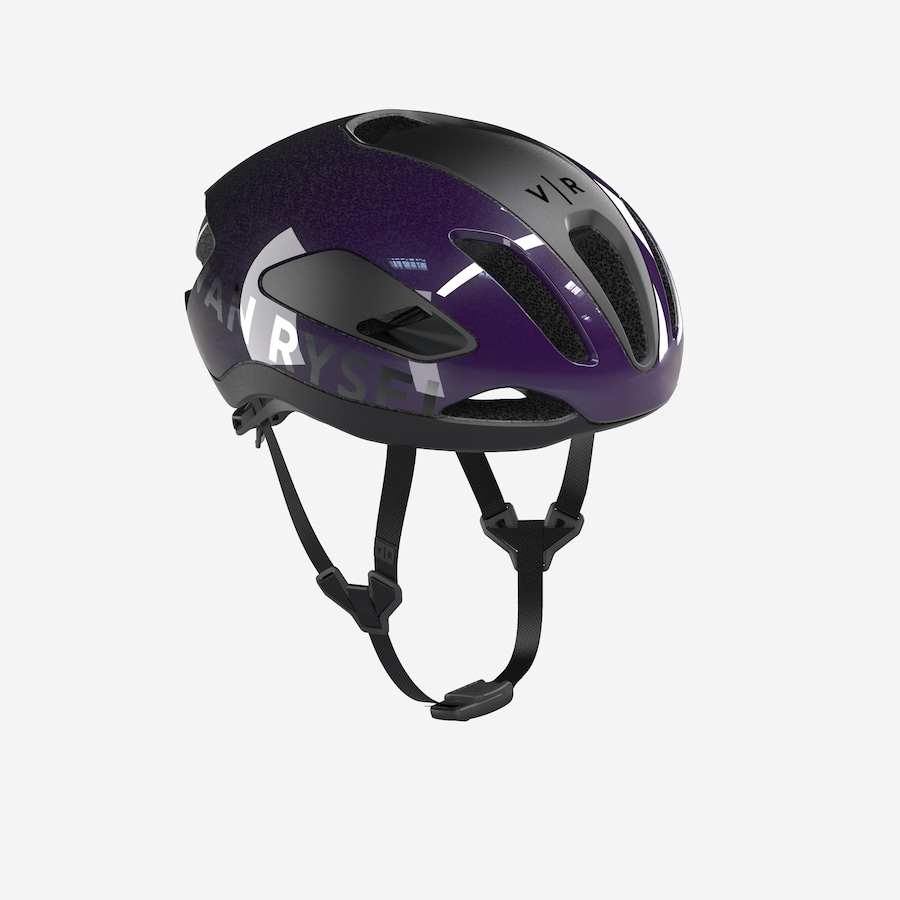 Van Rysel Aero Road Cycling Helmet Rcr F Mips Purple