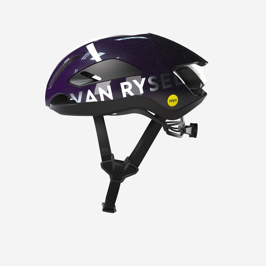 Van Rysel Aero Road Cycling Helmet Rcr F Mips Purple