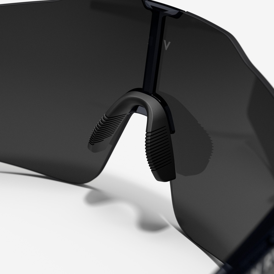 Van Rysel Cycling Cat 3 Sunglasses Roadr 900 Perf Light Translucent Black