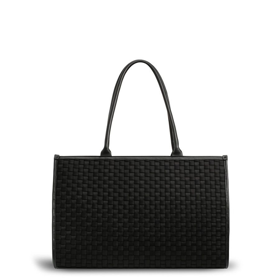 Prene - The Era Bag (BLACK) Woven Neoprene Tote Bag