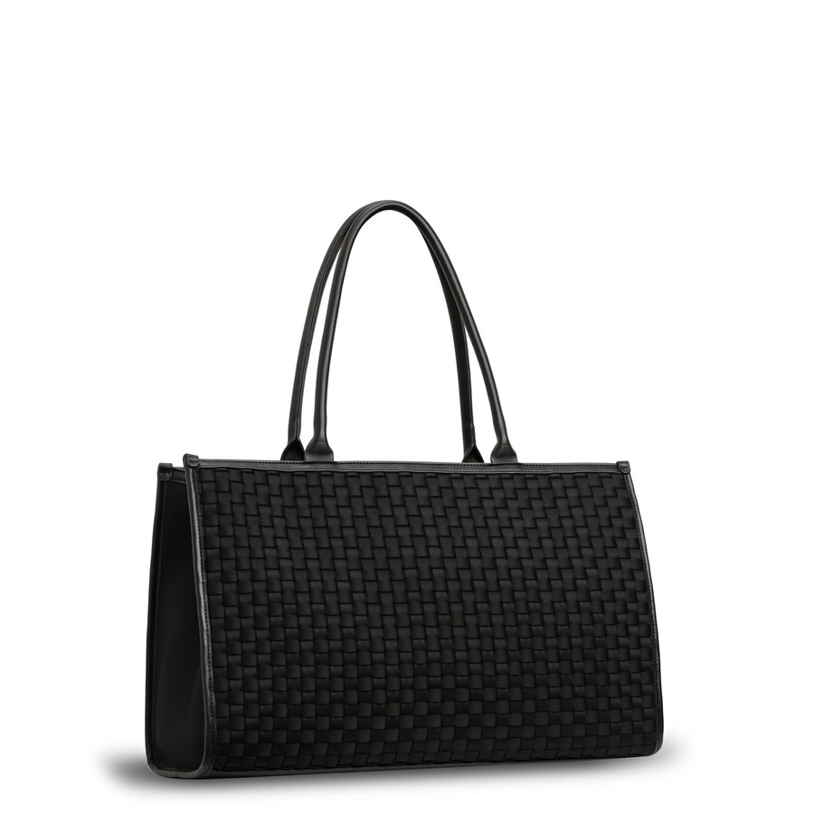 Prene - The Era Bag (BLACK) Woven Neoprene Tote Bag