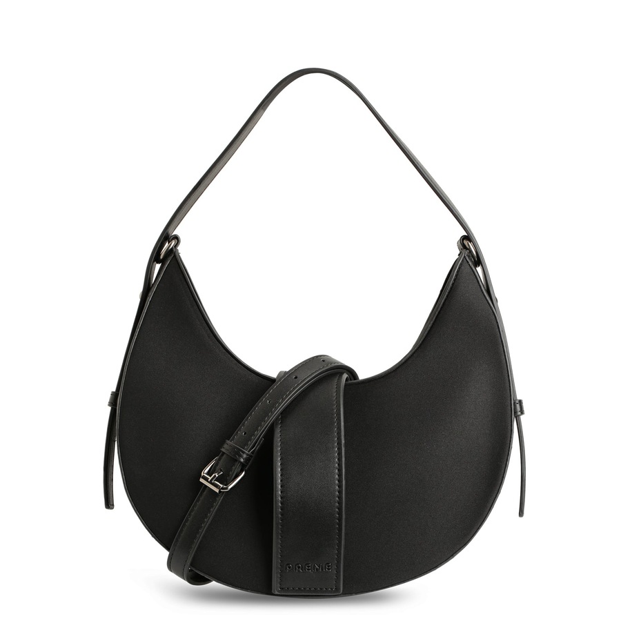 Prene - The Monroe Bag (MIDNIGHT BLACK) Neoprene Shoulder Bag