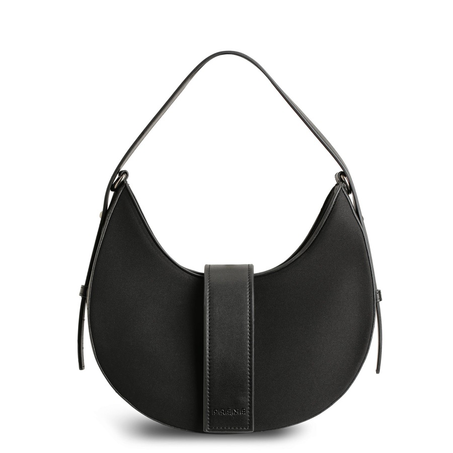 Prene - The Monroe Bag (MIDNIGHT BLACK) Neoprene Shoulder Bag