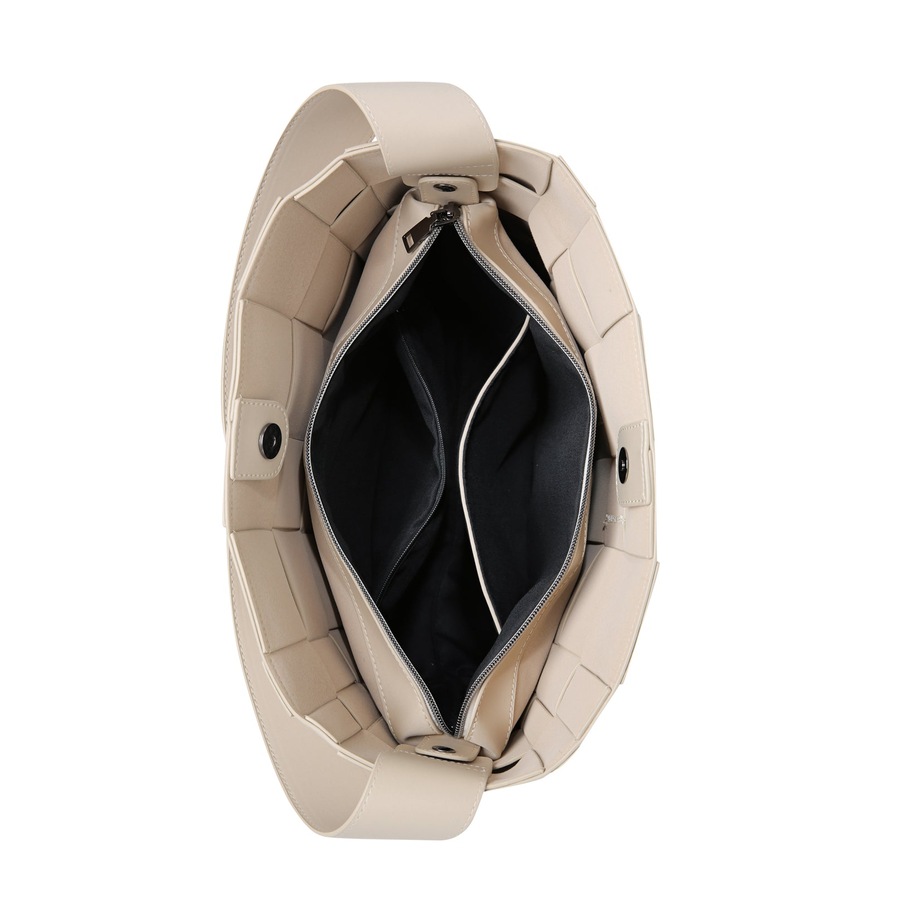 Prene - The Scarlett Bag (BUFF BEIGE) Woven Neoprene Everyday Shoulder Bag