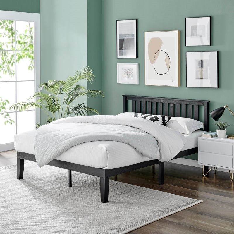 mattress in bed frame