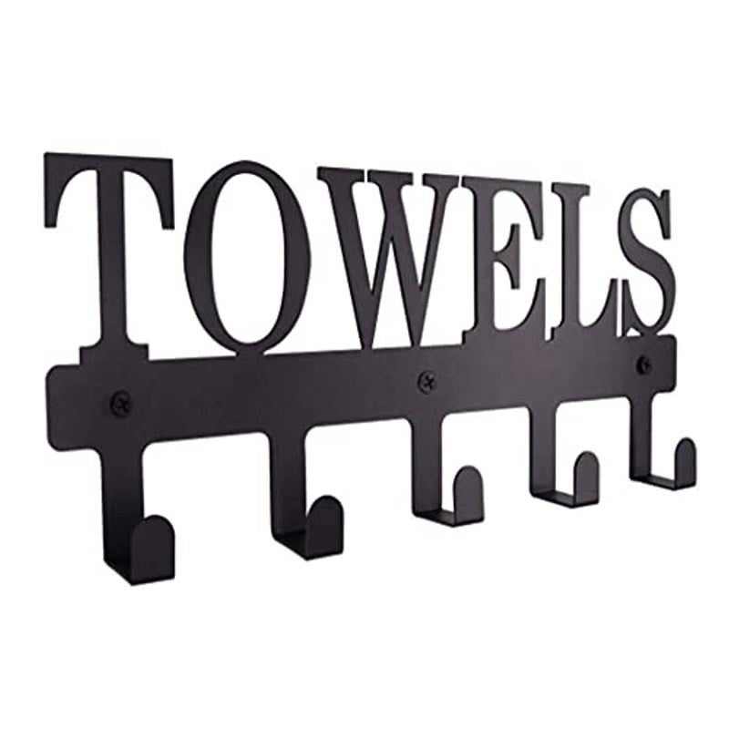 towel rails and hooks